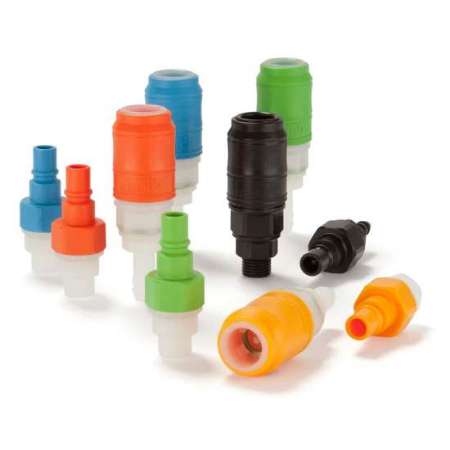 Bild für Kategorie Schnellverschlusskupplung aus Kunststoff mit Parker Profil, Serie 48