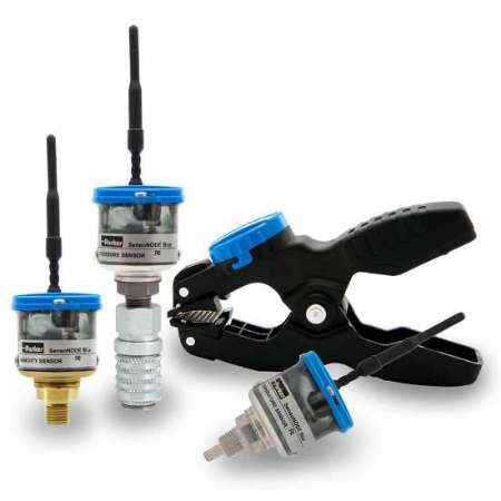 Bild für Kategorie Funksensoren mit mobiler Software für Zustandsüberwachung – SensoNODE Blau mit SCOUT