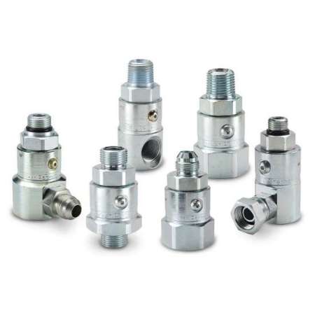 Bild für Kategorie Inline und 90°-Winkelverschraubung, Hochdruck-Drehgelenke (Hydraulik) bis 5000 psi - Produktserie PS.